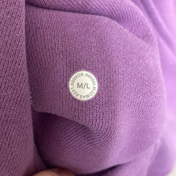 Lululemon Scuba Oversized Half-Zip Hoodie - Wisteria Purple - Picture 11 of 12